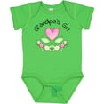 thumbnail image 3 of Inktastic Grandpa's Girl Heart Flowers Girls Baby Bodysuit, 3 of 5