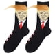 thumbnail image 3 of Calcetines Con Pelo Falso 3D para Hombres Y Mujeres (oscuro) Azul Blanco, 3 of 6