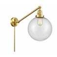 thumbnail image 1 of Innovations 237-SG-G204-10 X-Large Beacon 1 Light Swing Arm part of the Franklin Restoration Collection, Satin Gold, 1 of 1