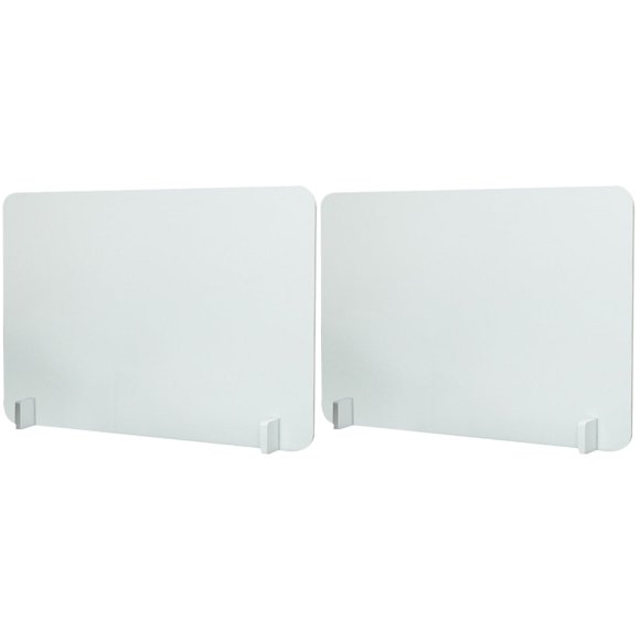 2pcs Partition Board Return to Work New School Dining Room Desktop Spray Proof Guard Partition Board (40cmx30cm)