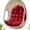 Burgundy, variant on Thick Egg Chair Cushion Replacement, Button Tufted Outdoor Swing Chair Cushion with High Elasticity PP Cotton and Skin-Friendly Fabric, Hanging Cushion for Patio Porch Furniture (Only Cushion)