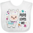thumbnail image 3 of Inktastic Papa Loves Me Cute and Happy Llama Boys or Girls Baby Bib, 3 of 4