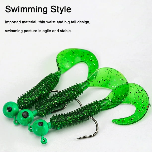 150 Piezas De Señuelos De Pesca De Silicona - Gusanos Blandos De 4 Cm, Multicolor - Cebos Realistas Para Agua Dulce