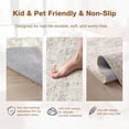 thumbnail image 5 of MICGEEK 9x12 Washable Area Rugs for Living Room, Modern Abstract Printed Rug, Vacuum-Friendly, Non Slip Indoor Rug for Bedroom Dining Room Home Decor Carpet,Beige, 5 of 9