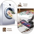thumbnail image 7 of Area Rug for Living Room, Easter Bunny Non-Slip Indoor Large Carpet for Bedroom/Dining Room, Spring Watercolor Country Flower Leaf Plant Washable Low-Profile Rectangle Floor Runner Rugs - 5 x 8 Ft, 7 of 7