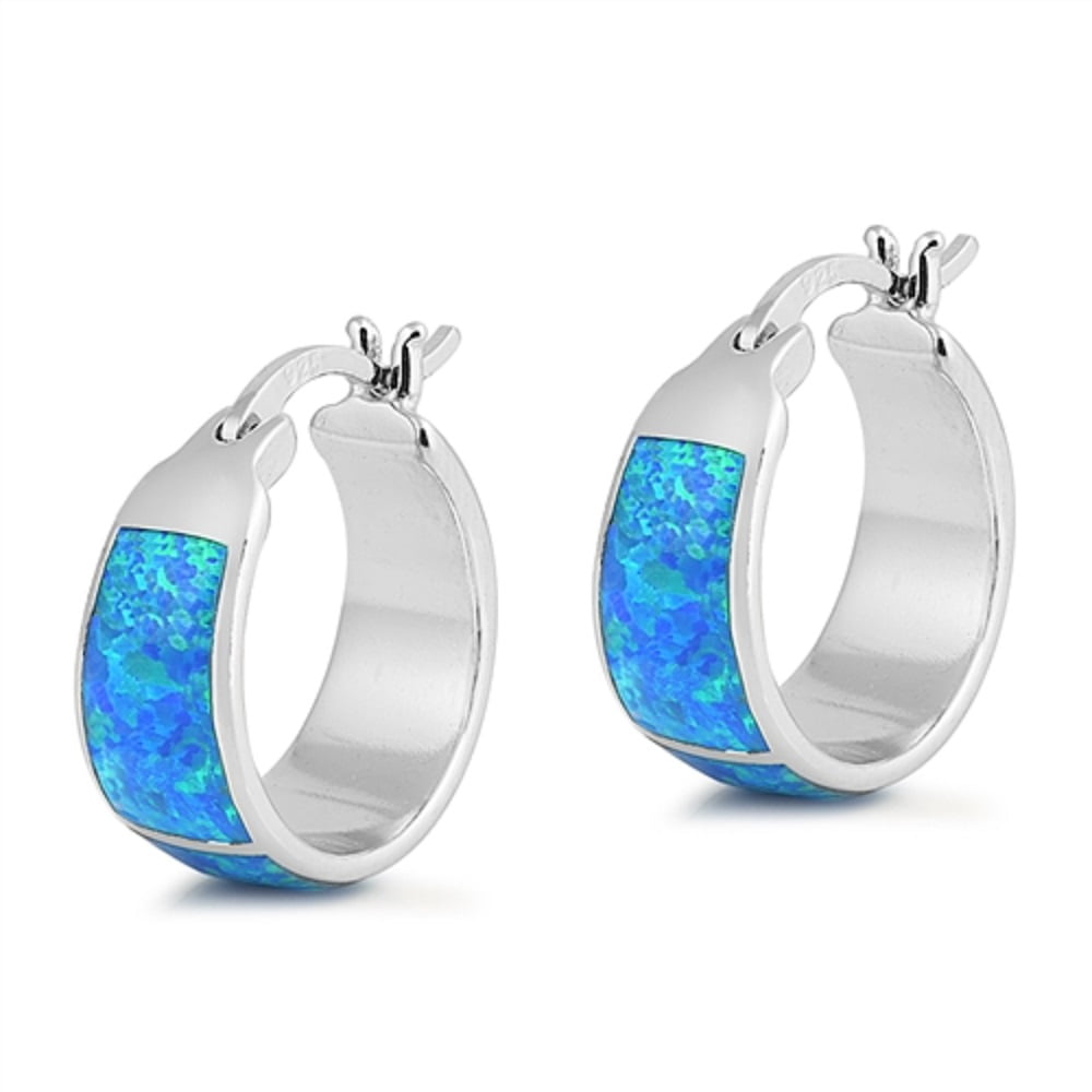 Simulated opal earrings Clearance