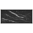 thumbnail image 3 of vidaXL Table Console Noire 80x35x75 cm Verre Trempé, 3 of 4