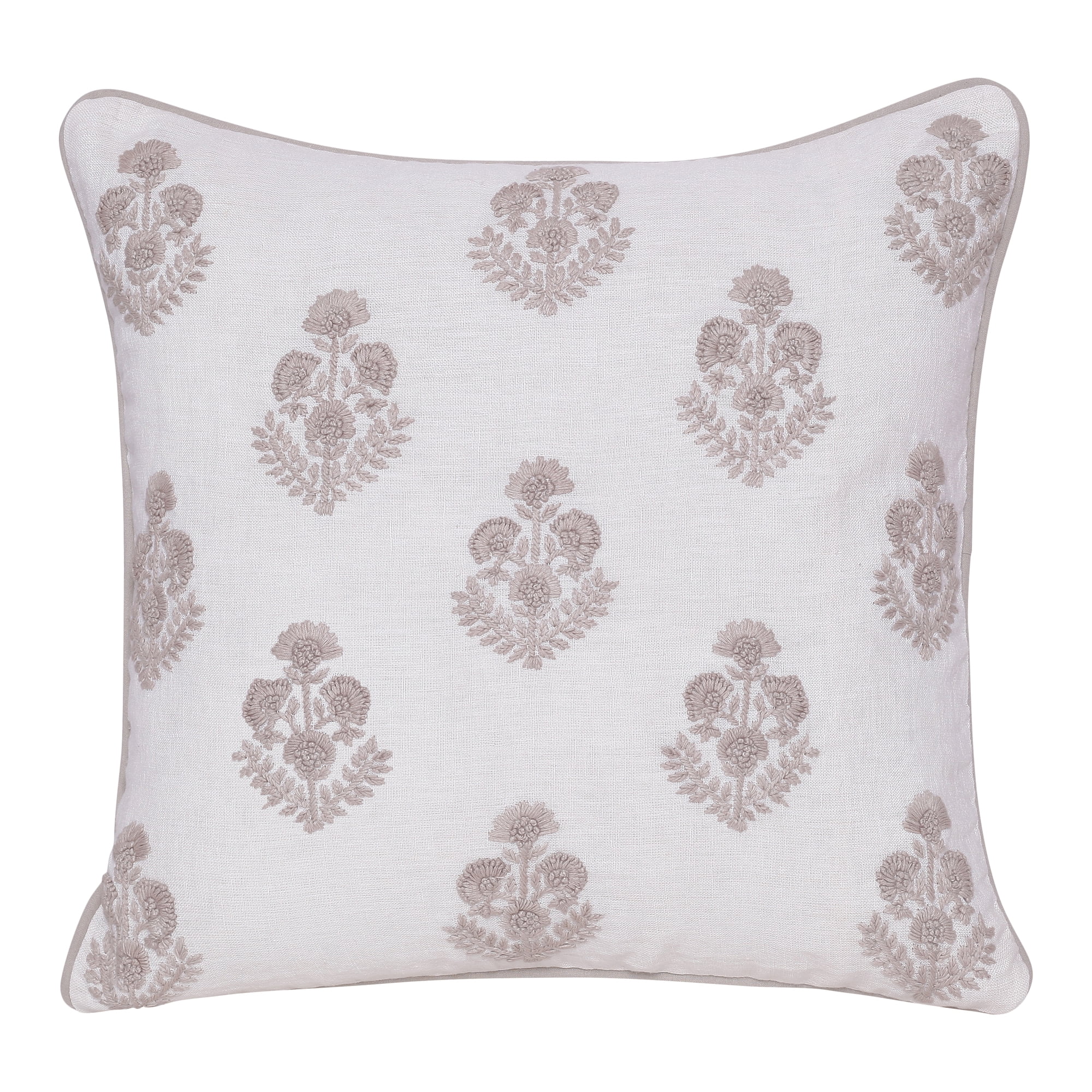 Harlow Hill Stacy Garcia 20" x 20" Onyx/White Diamond Cotton Blend Adult Decorative Throw Pillow Cover
