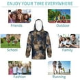 thumbnail image 5 of Lsque Watercolor Snake Skin Patten Youth Hoodie Sweatshirt Pullover with Kangaroo Pocket Boys and Girls Hoodie Warm Hoodie for Kids-X-Large, 5 of 6