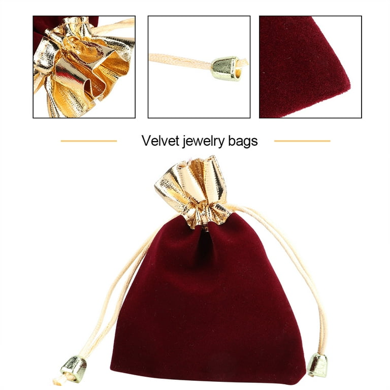 Reusable Drawstring Pouches, Gift Bags, Jewelry Holder For Earrings  Necklaces Bracelet Bags, 