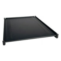 Tripp Lite 4-Post Rack Enclosure Fixed Heavy Duty Toolless Mount Shelf - 19" Rack Width - Rack-mountable - Black - 250 lb Maximum Weight Capacity