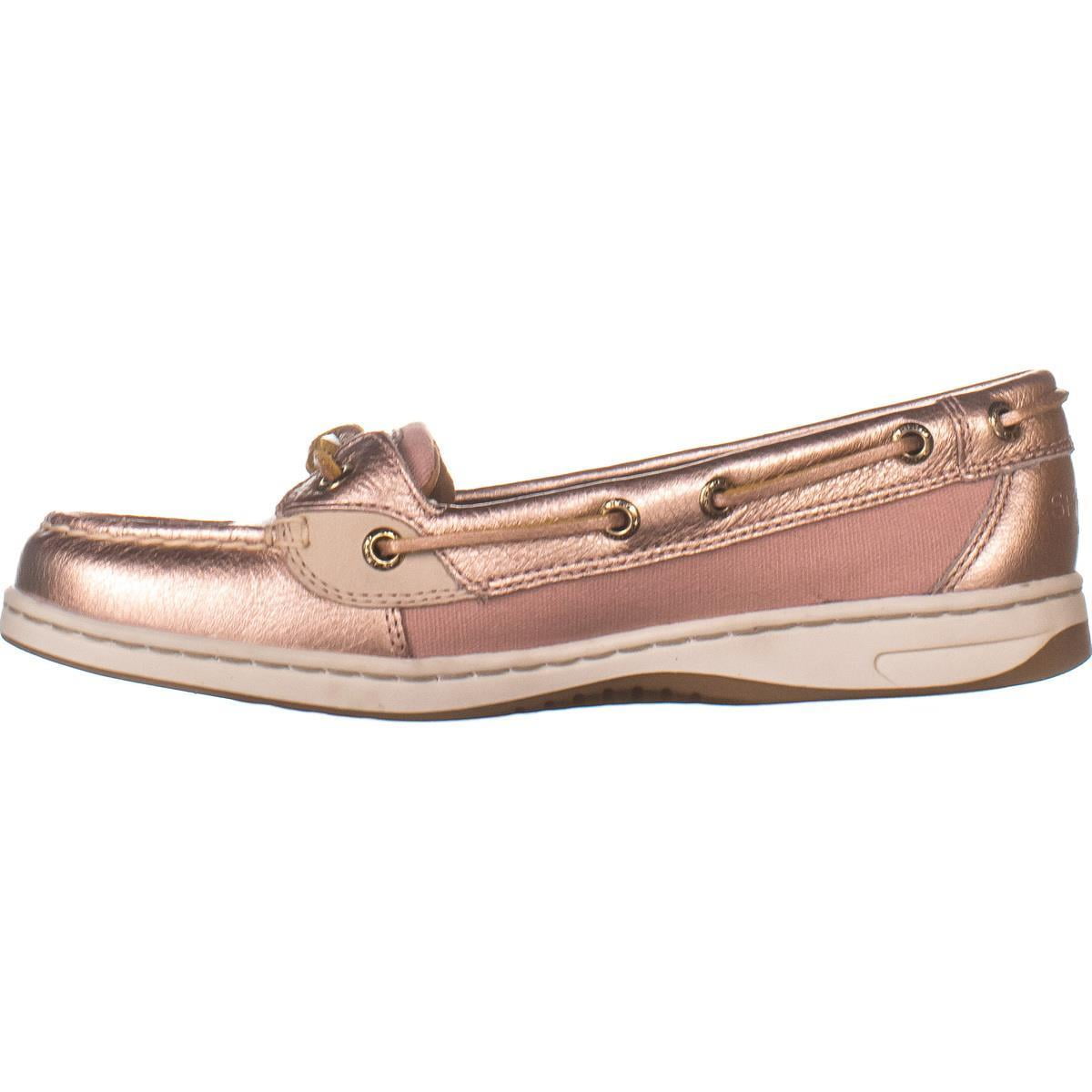 Womens Sperry Top Sider Angelfish Boat Shoes Rose Gold 7.5 US