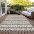 thumbnail image 6 of Addison Rugs Chantille Indoor/Outdoor Transitional Bohemian Taupe Washable Rectangle Rug, 3' x 5', 6 of 6