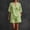 Green, variant on Yuhangmm Solid Color V Neck Casual Two Piece Set for Women Shorts and Top Everyday Wear Resort Comfortable Blend Spring Summer Blue XXL