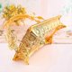 thumbnail image 4 of Fruit Snack Basket European Classic Style Gold Metal Single Layer Multipurpose Snack Basket for Living Room Gift Table, 4 of 5