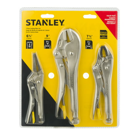 Stanley Locking Pliers Set - 3 PC, 3.0 PIECE(S)