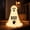 B, variant on JHRGJIO Cute Halloween Ghost Dog Decorations, Glowing Props for Porch Party Decor, Light Up Outdoor Display for Front Door, Yard, Patio, Halloween Ornaments