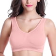 thumbnail image 2 of Akiihool Womens Sports Bras Women's Seamless Sports Bra Workout Crop Top Tank Tops for Women Long Lined Sports Bra Ribbed Crop Top Fitness (Orange,XXL), 2 of 3