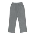 thumbnail image 4 of CHEEREAM Men's Linen Pants Casual Long Pants Loose Lightweight Drawstring Yoga Beach Trousers Summer Vacation Pants Gray 4XL, 4 of 9