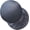 Black(2pcs), variant on 2PCS Round Bar Stool Cushion with Elastic Round Foam Padded Seat Cushions Waterproof Leather Bar Stool Covers Diam 13"-Thk 0.8" Black