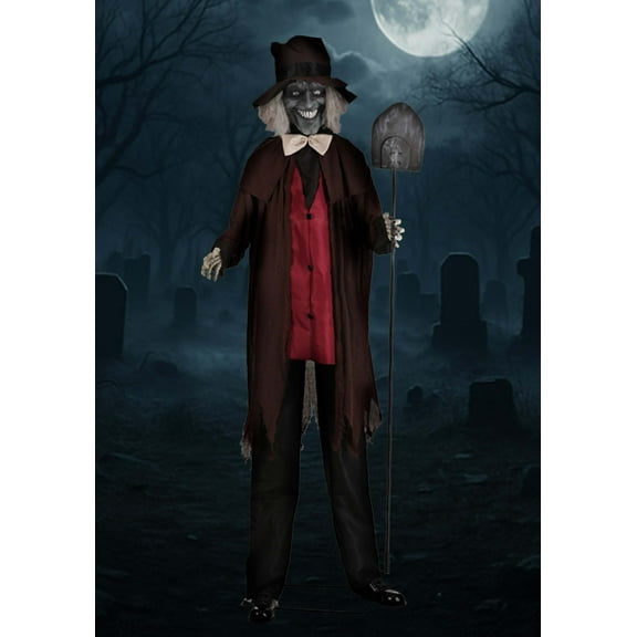 7.5FT Gregor the Grave Digger Animated Decoration - Scream Saver