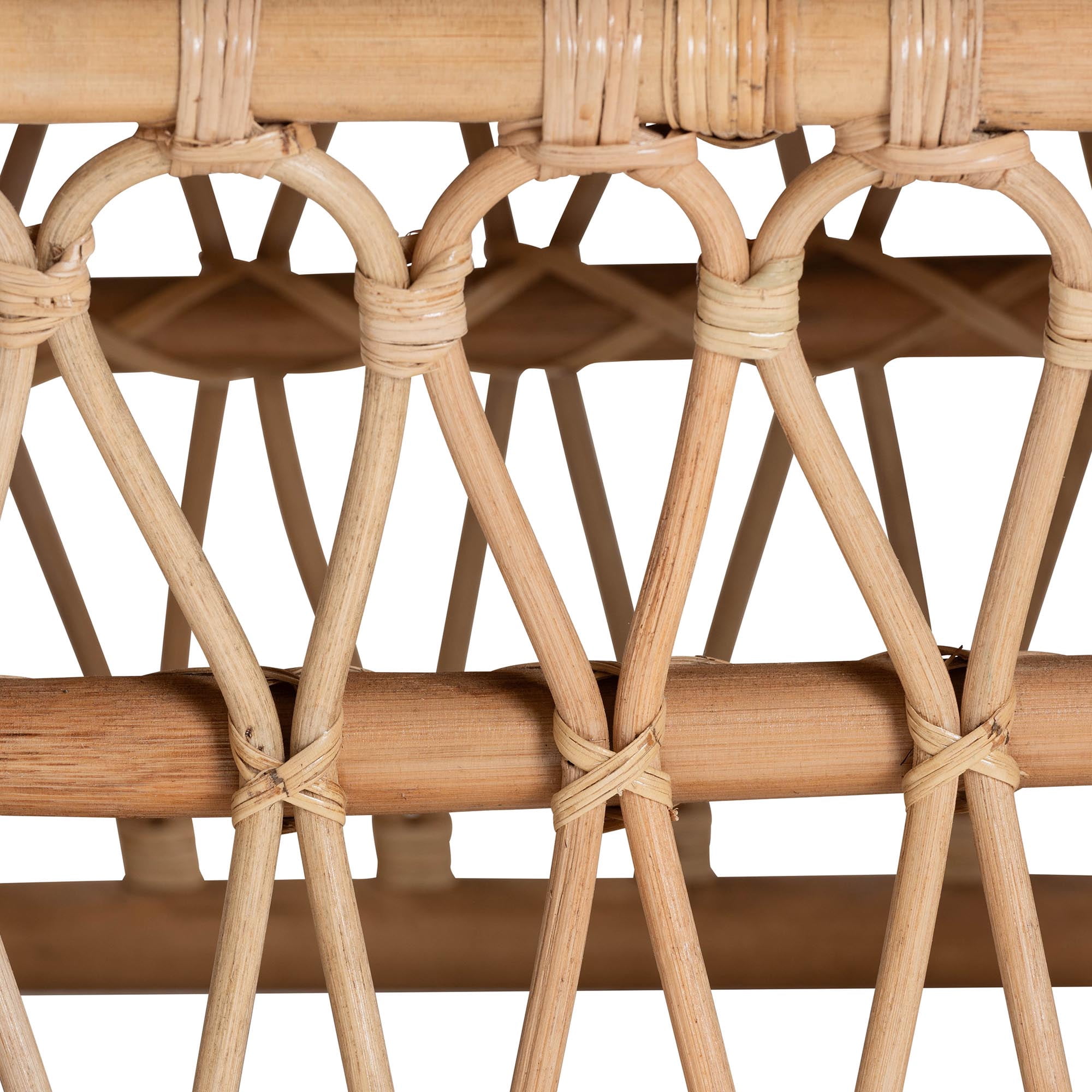 bali & pari Adelpha Boho Accent Bench, Natural