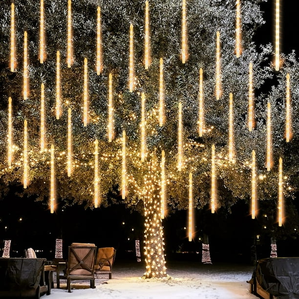 Tubos String Light Dazzle Bright Meteor Lluvia, 288 LED, 30 cm