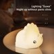 thumbnail image 5 of sweethay Luz de noche LED Sensor táctil de silicona regulable recargable lindo Animal Hotel dormitorio decoración adornos lámpara niños Iluminación y accesorios sweethay HA072980-01, 5 of 6