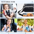 thumbnail image 5 of ALAZA Tie Dye Yellow Car Seat Belt Adjuster Neck Covers Shoulder Cushions Pads M, 5 of 8