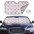 thumbnail image 2 of Balery Red Squirrel And Blue Rabbit Print Car Windshield Sun Shade,Windshield Sunshade for Car Pickup Truck SUV Accessories-Medium, 2 of 7