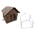 thumbnail image 3 of Casa para gatos al aire libre Strade Fareast Limited refugio para gatos callejeros 32 cm x 30 cm x 34 cm, 3 of 8