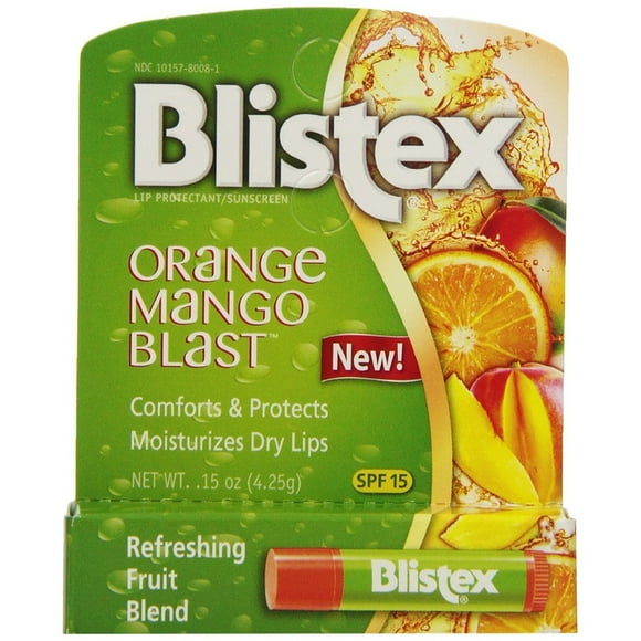 Blistex Baume à Lèvres Orange Mangue, 0.15 Once