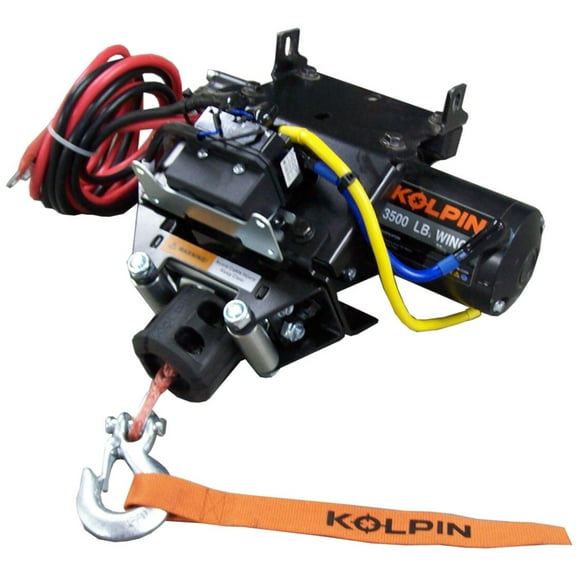 Kolpin Quick-Mount 3500lb Winch w/Synthetic Rope for Honda Pioneer 700 (26-1040)