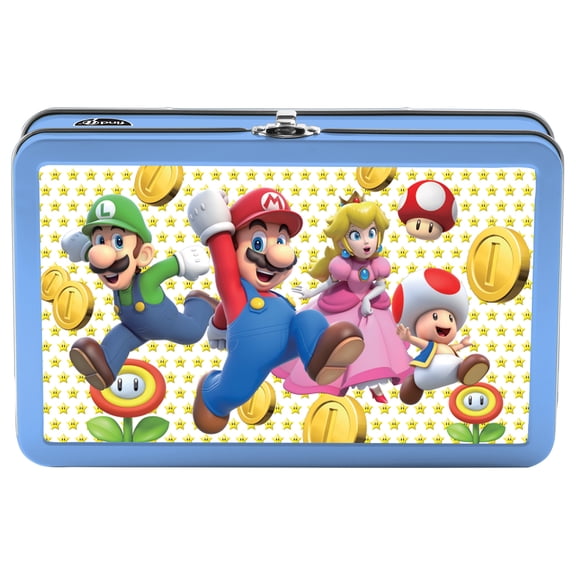 Find It 3D Tin Pencil Box Mario Group