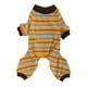 thumbnail image 1 of Dog Pajamas Shirt Striped Machine Washable Puppy Jumpsuit Sleepwear  for Spring for Walking ANGGREK Otros, 1 of 8
