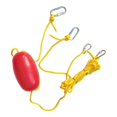 thumbnail image 2 of Flotador para Kayak, ancla de , bola de flotabilidad, cuerda de nailon, y anillos de acero, de cuerda de remolque de cuerda de 33 Baoblaze Cuerda de remolque para kayak, 2 of 8