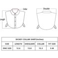 thumbnail image 6 of HOYUFEI Adjustable Half Shirts Cotton, Fake Collar Top (Women's) One Size, 6 of 9