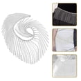 thumbnail image 4 of HLONK Rhinestone Chain Fringe Trim Clothing DIY Rhinestone Tassel Sewing Crafts DIY Rhinestone Chain, 4 of 5