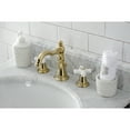 thumbnail image 2 of Kingston Brass FSC1972APX American Classic Widespread Bathroom Faucet with Pop-Up Drain, Polished Brass, 2 of 8