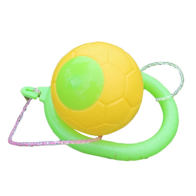 Pelota de salto de plástico de color aleatorio Juguetes para exteriores Pelota de ejercicio para niños Pelota de salto de un pie GeweYeeli WJ1914-01