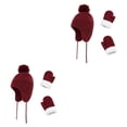 thumbnail image 3 of Jumpingount 1 Juego de gorro para niños, gorros cálidos de invierno, guantes clásicos para niños, hermoso accesorio de lana delicada para Type5 NO5, 3 of 6