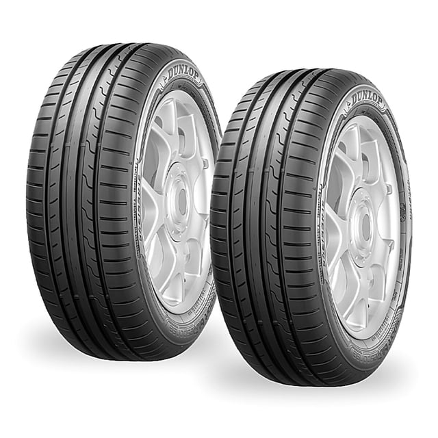 2) Llantas 205/55R16 Dunlop Sport Bluresponse 91W DUNLOP .