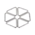 thumbnail image 4 of Uxcell 25mm Inner Width Metal Triangle Ring Buckle 20 Pack, 4 of 5