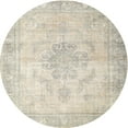 thumbnail image 1 of Ahgly Company Indoor Round Traditional Sand Brown Persian Area Rugs, 3' Round, 1 of 6