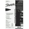 Sharpie Permanent Markers, Chisel Tip, Black, 4 Count