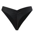 thumbnail image 5 of Afdoent Women's High Waisted Bikini Bottoms Plus Size Ruched Bottom Full Coverage Swimsuit Bottom Bathing Suit Bottoms For Women, 5 of 8