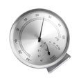 thumbnail image 4 of HINTRMENT Durable Metal Hygroscope for Home with Dual Temperature and Humidity Display Silver, 4 of 8