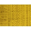 thumbnail image 1 of Ahgly Company Indoor Rectangle Oriental Yellow Industrial Area Rugs, 4' x 6', 1 of 4