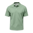 thumbnail image 4 of Mens Polo Shirts Summer Golf Beach Short Sleeve Collared Quick Dry Lightweight Regular Fit Shirt, XL, 4 of 5