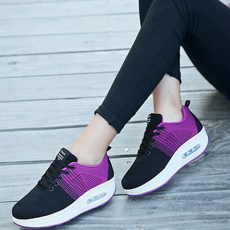 

eczipvz Womens Shoes Dressy Casual Women s Slip On Shoes with Arch Support Comfortable Casual Loafers Purple